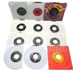 Charley Pride Country Records 45 RPM Lot 12 Different Records